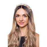 Coronita Aplicatii Perle Alba